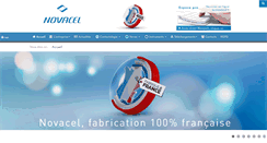 Desktop Screenshot of novacel-optical.com