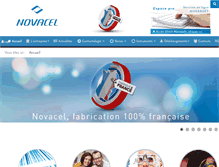 Tablet Screenshot of novacel-optical.com